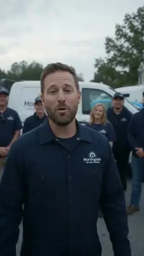 Morningside Plumbing: Meet the crew. AI-generated ad.